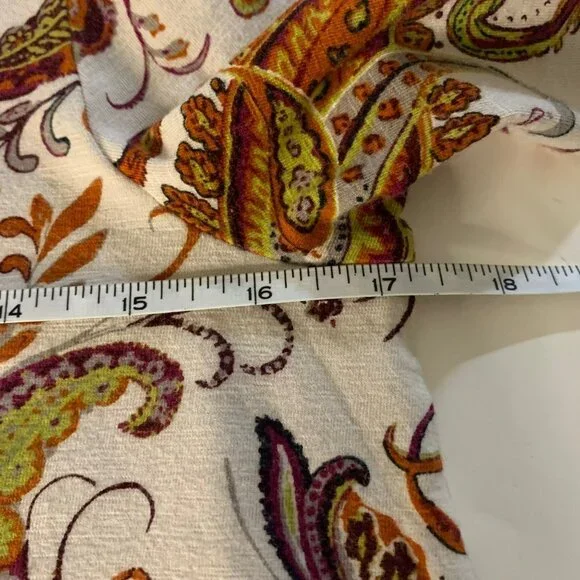 J. Jill Paisley Print Long Sleeve Top - Picture 6 of 9